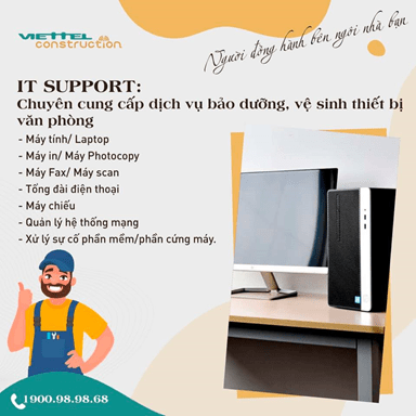 Gói bảo trì bảo dưỡng hỗ trợ IT - IT Support